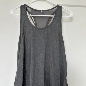Gray Racerback Athletic Top